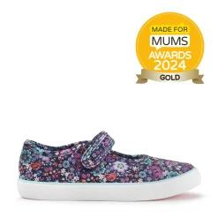 Fashion Busy Lizzie Girls Canvas Shoes | Girls Pre School Shoes
