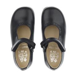 Hot Delphine Kids Velcro School Shoes | Leather School Shoes