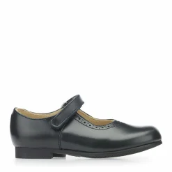 Hot Delphine Kids Velcro School Shoes | Leather School Shoes