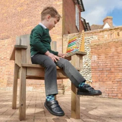 Discount Explore BOY/Kids Velcro School Shoes | Leather School Shoes