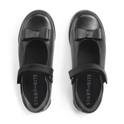 Clearance Flourish Kids Velcro School Shoes | Leather School Shoes