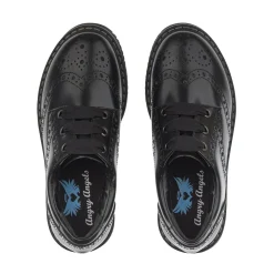 Fashion Impulsive Kids Lace Up School Shoes | Leather School Shoes