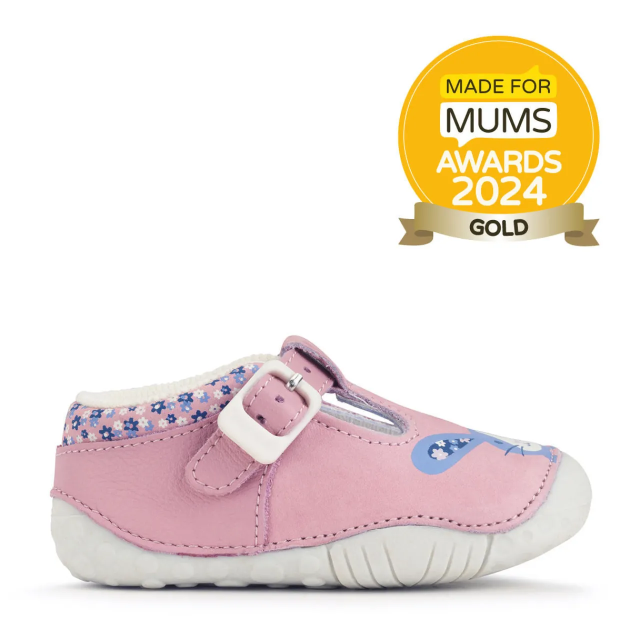 Discount Little Paws Girls Wide Fit Shoes & Trainers | Girls Pre Walker Shoes. Age 0-1