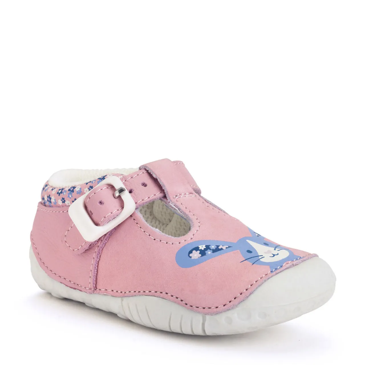 Discount Little Paws Girls Wide Fit Shoes & Trainers | Girls Pre Walker Shoes. Age 0-1