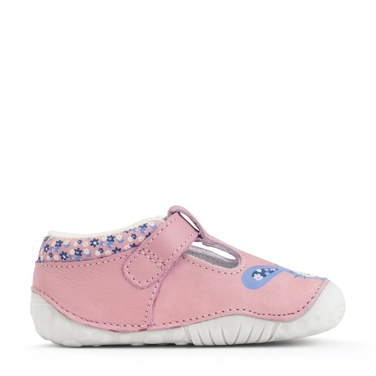 Discount Little Paws Girls Wide Fit Shoes & Trainers | Girls Pre Walker Shoes. Age 0-1