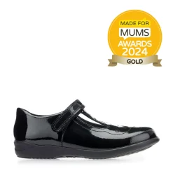 New Poppy Kids Velcro School Shoes | Leather School Shoes