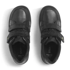 Fashion Spider Web BOY/Kids Velcro School Shoes | Leather School Shoes