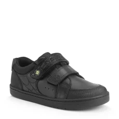 Fashion Spider Web BOY/Kids Velcro School Shoes | Leather School Shoes