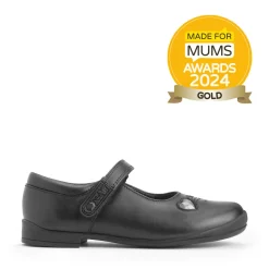 Fashion Stardust Kids Velcro School Shoes | Leather School Shoes