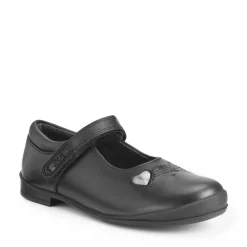 Fashion Stardust Kids Velcro School Shoes | Leather School Shoes