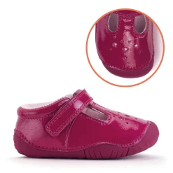 Outlet Tumble Wide Fit Baby & Toddler Shoes | Girls Pre Walker Shoes. Age 0-1