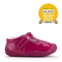 Outlet Tumble Wide Fit Baby & Toddler Shoes | Girls Pre Walker Shoes. Age 0-1