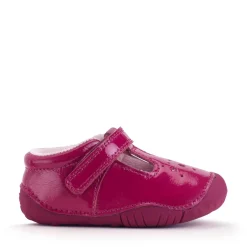 Outlet Tumble Wide Fit Baby & Toddler Shoes | Girls Pre Walker Shoes. Age 0-1